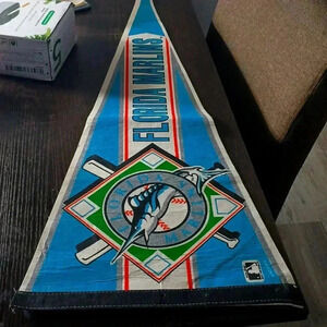 1997 Florida Marlins banner..original..collection choice 29x12"